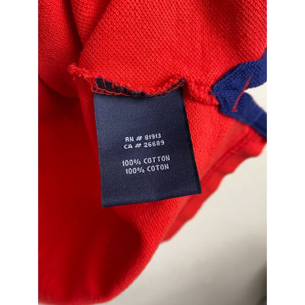 Robert Graham Mens Red Polo Shirt size Large Cotton Floral Embroidered Golf vaca - Picture 4 of 14
